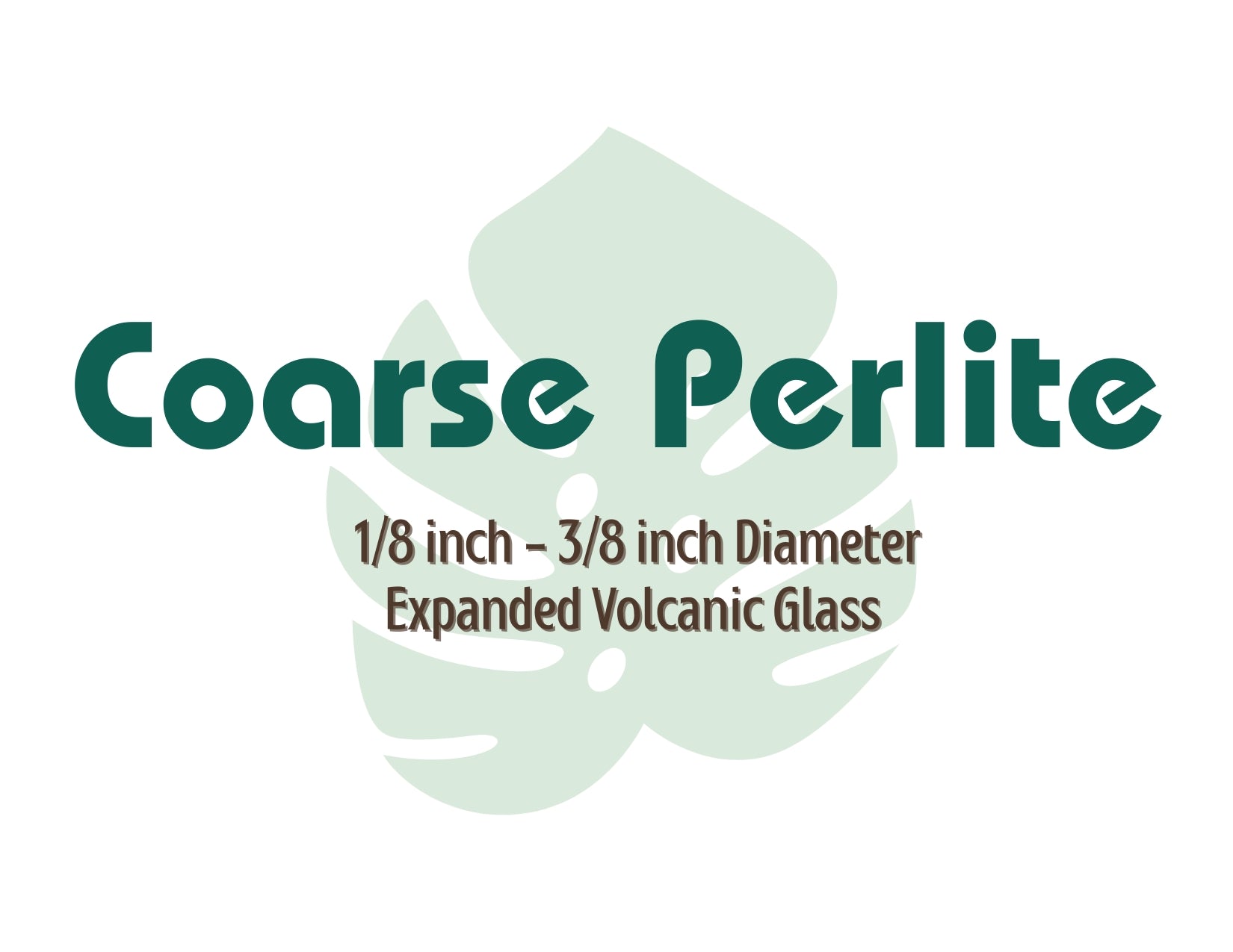 Coarse Perlite – Lightweight Soil Additive for Drainage, Aeration & Root Health in Houseplants