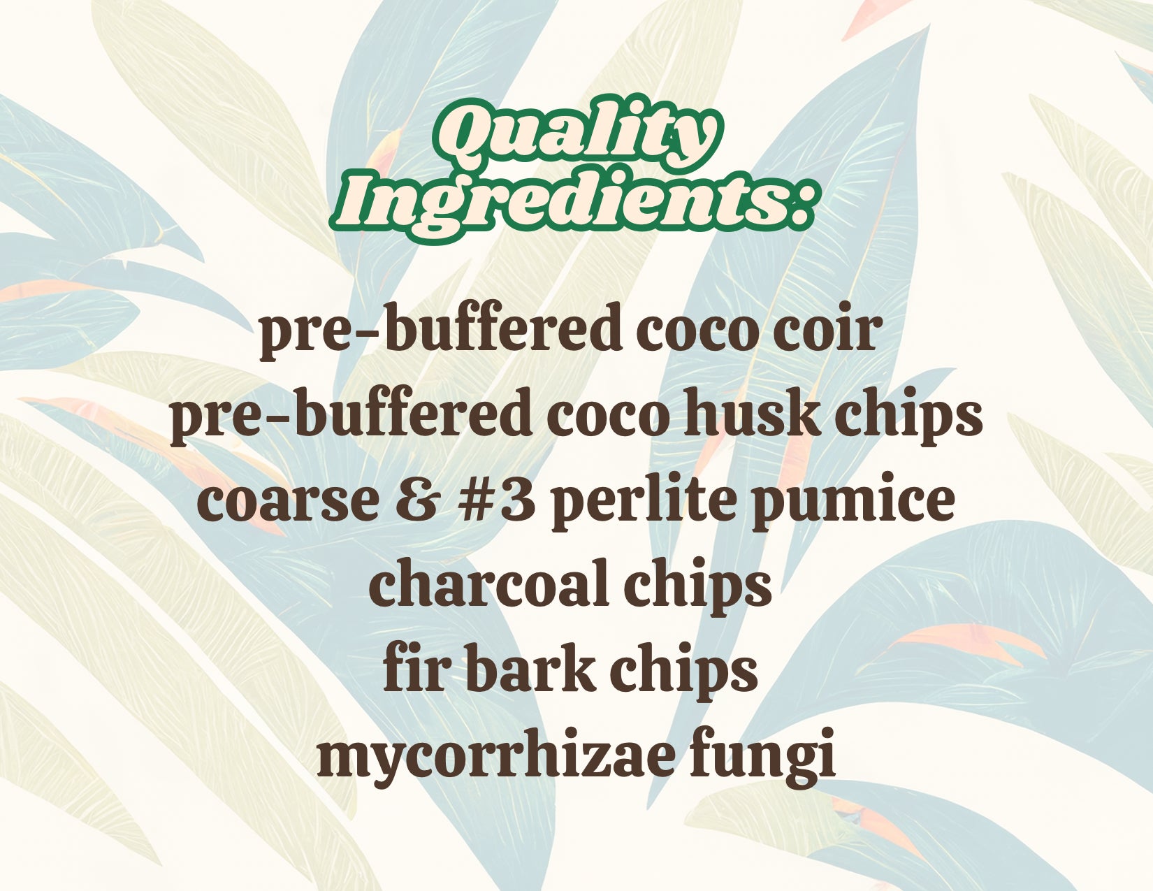 Chunky Monstera Potting Mix | Peat-Free Coco Coir| Fast-Draining Soil for Aroids and Tropical Houseplant Repotting
