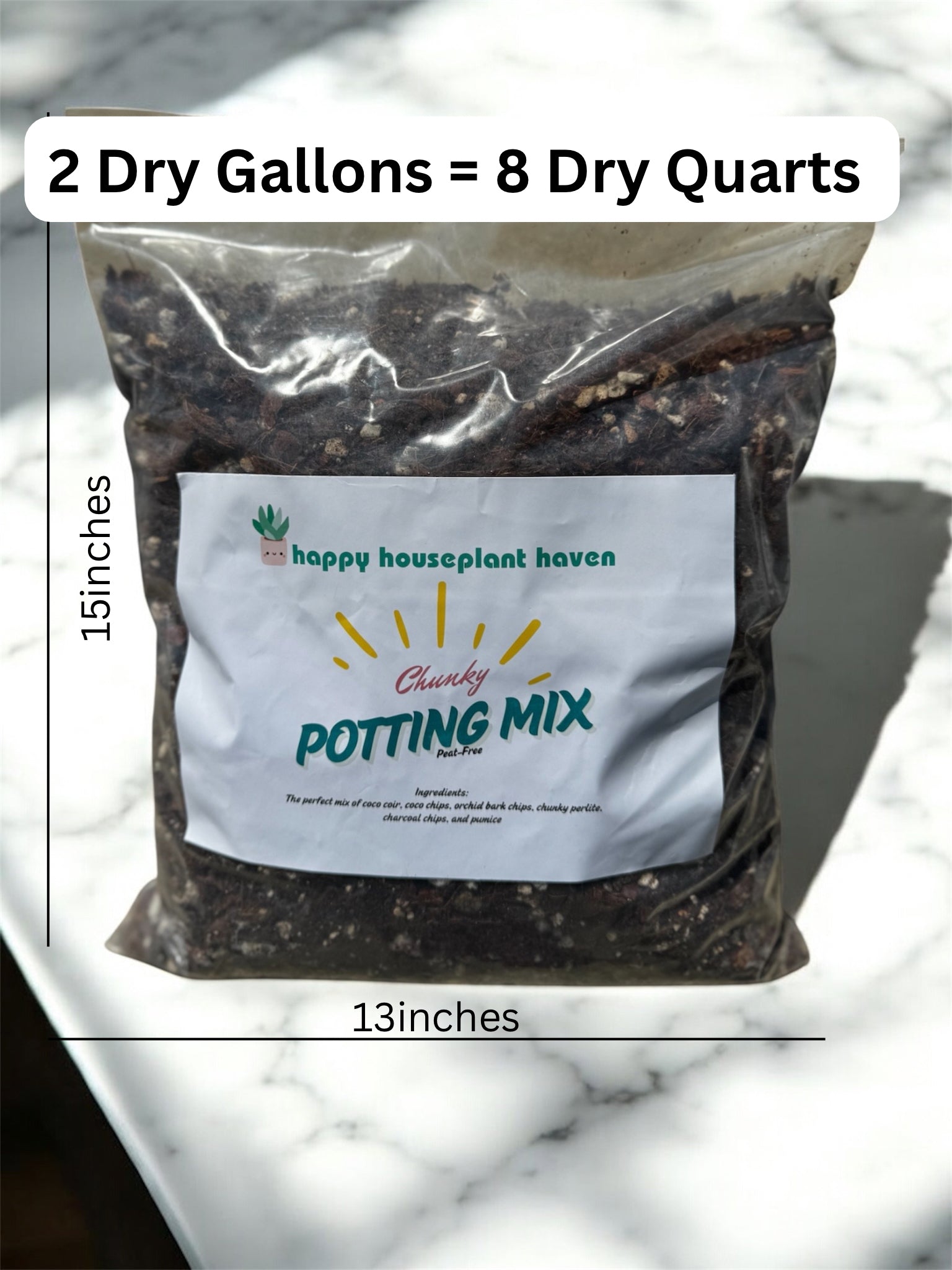 The Repot Remedy | Chunky Potting Mix – Fast-Draining Soil for Aroids Tropical Houseplants Repotting – Helps Prevent Root Rot