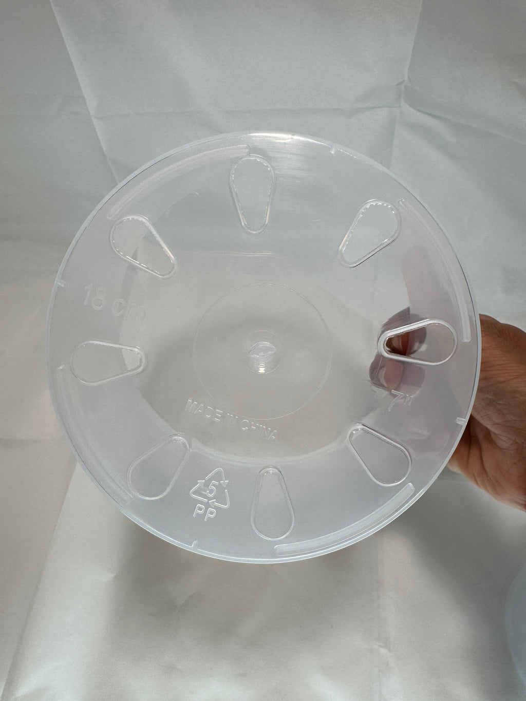 7-Inch Clear Nursery Pots | 2 pack or 4 pack | Large Transparent Plastic Plant Pots with Drainage for Indoor Tropical Houseplants