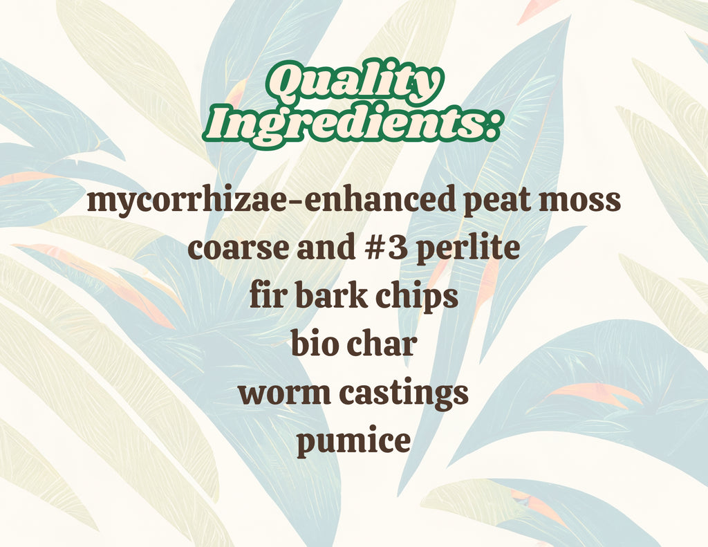 The Houseplant Hero | Chunky Classic Potting Mix – Breathable Soil for Houseplants Pothos Peace Lily Peperomia – Helps Prevent Root Rot