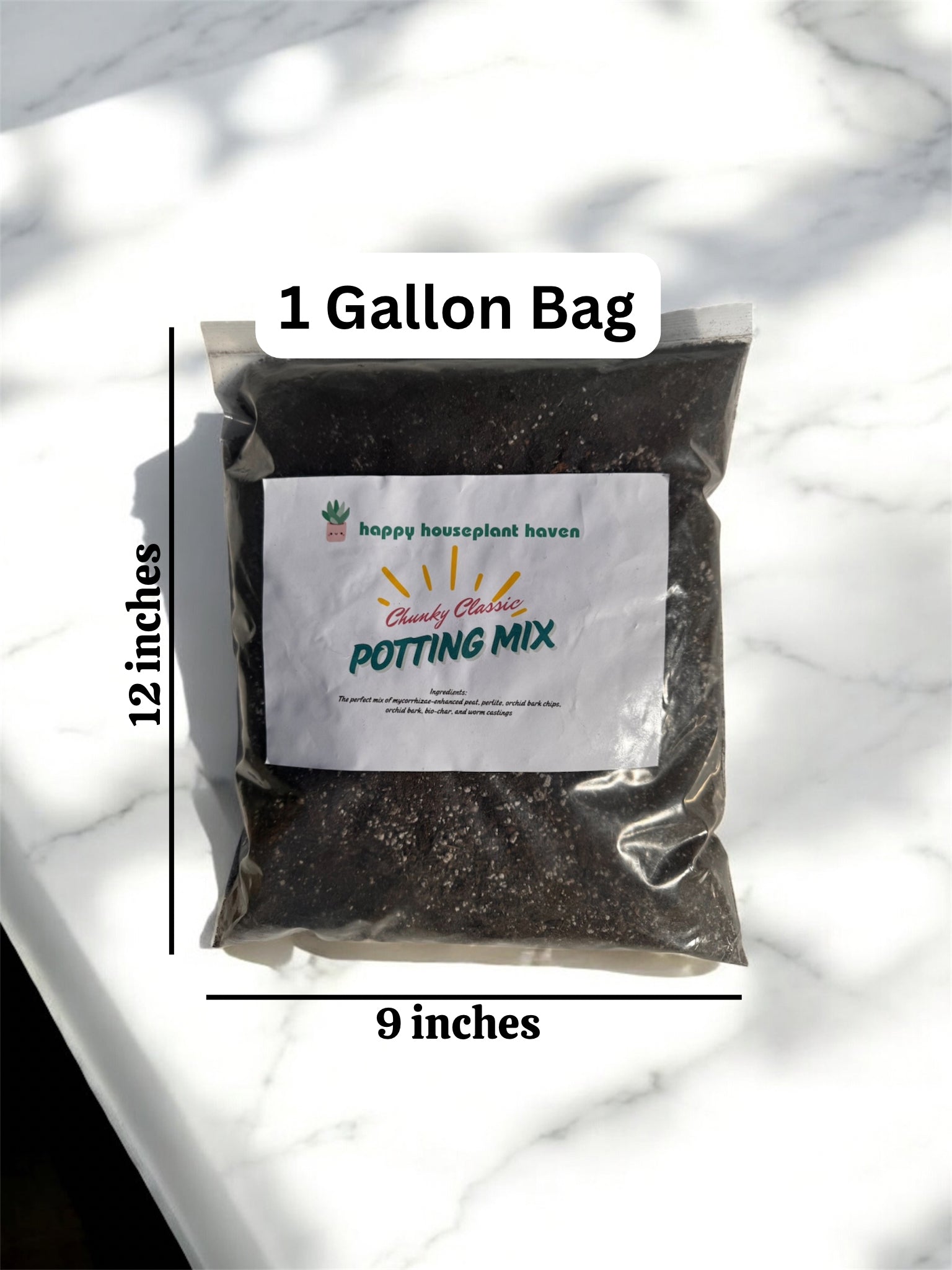The Houseplant Hero | Chunky Classic Potting Mix – Breathable Soil for Houseplants Pothos Peace Lily Peperomia – Helps Prevent Root Rot