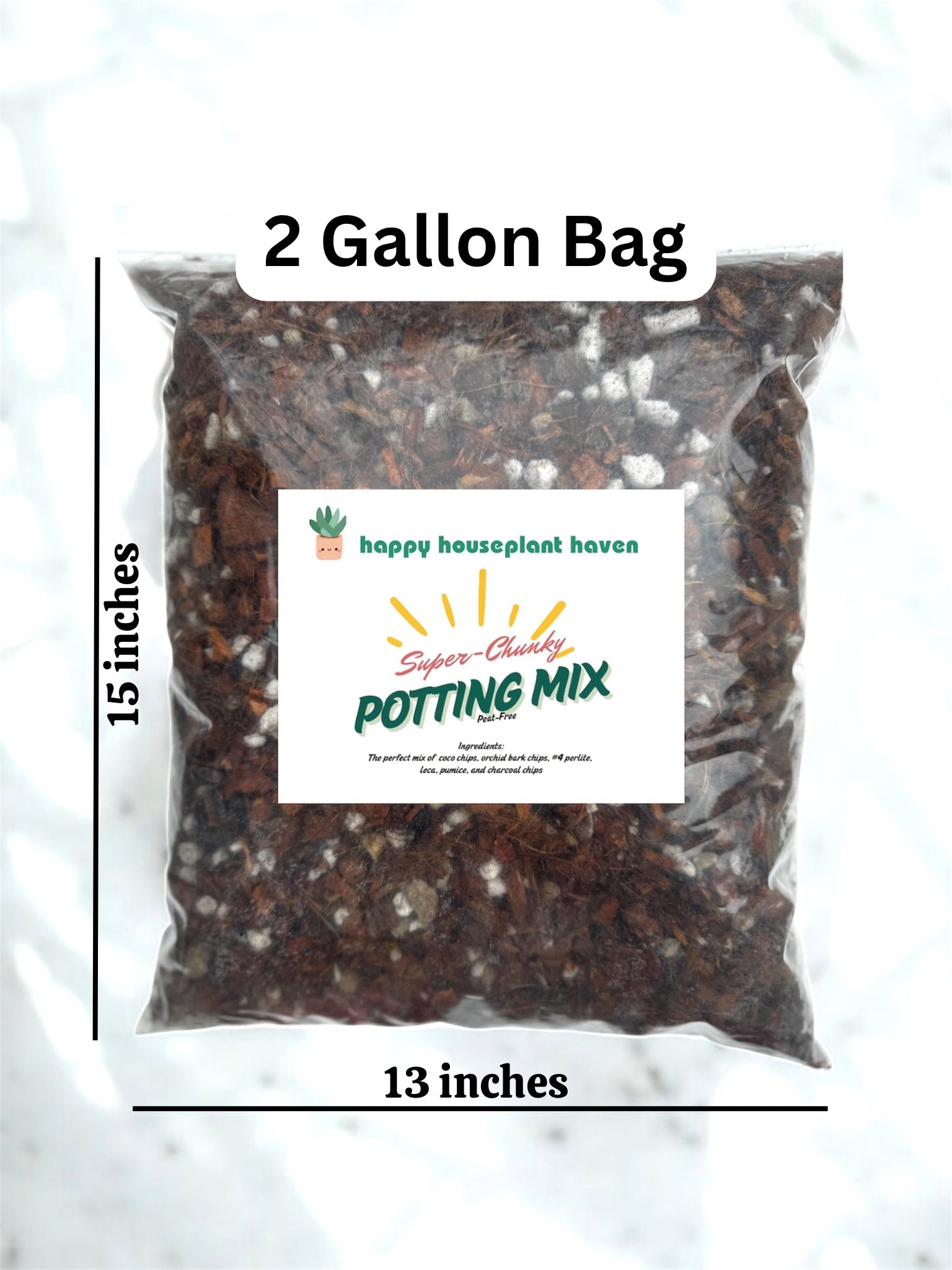The Root Rot Remedy | Super Chunky Orchid and Hoya Potting Mix | Well-Draining Tropical Houseplant Soil with Perlite Bark Pumice