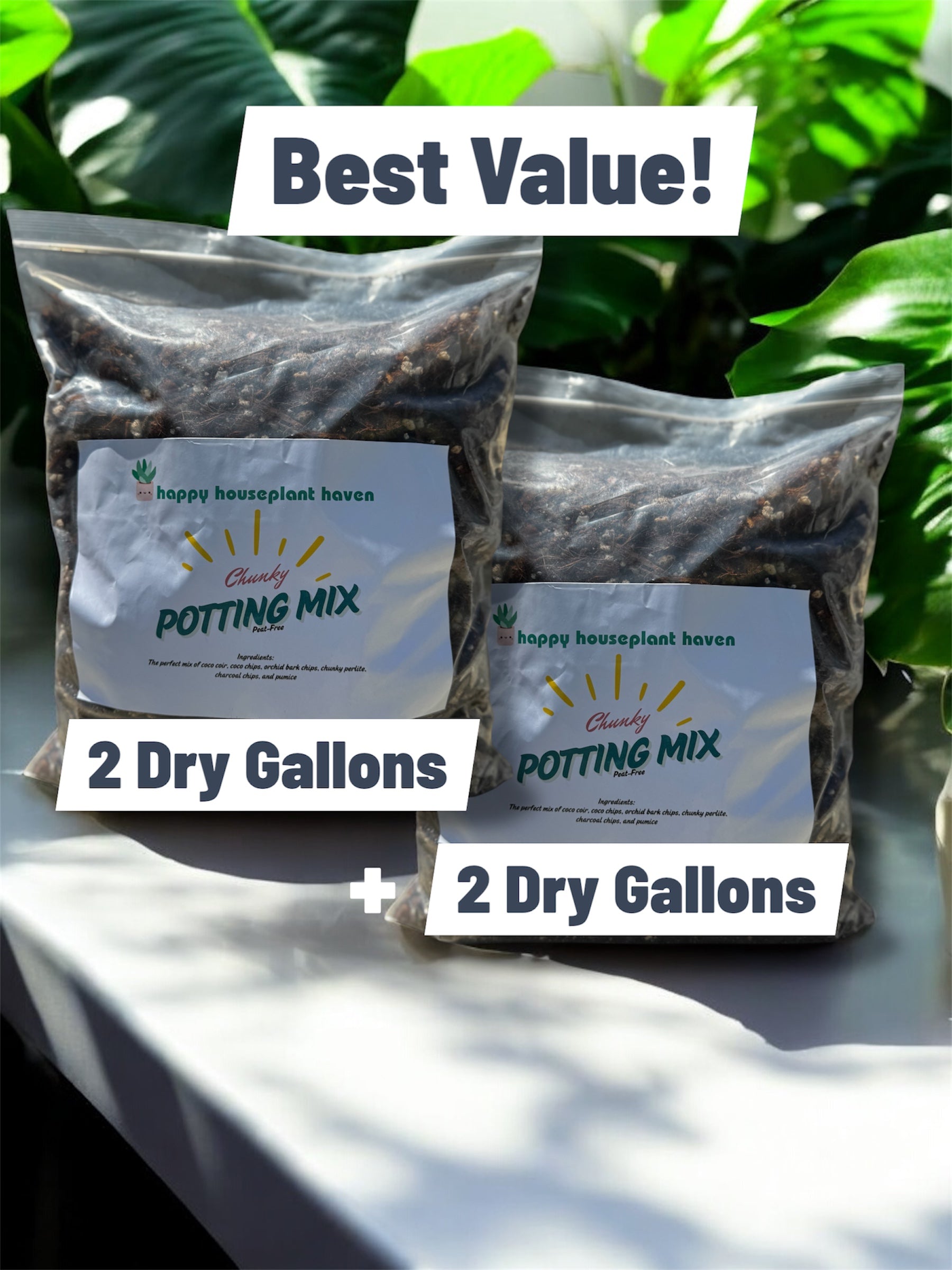 The Repot Remedy | Chunky Potting Mix – Fast-Draining Soil for Aroids Tropical Houseplants Repotting – Helps Prevent Root Rot