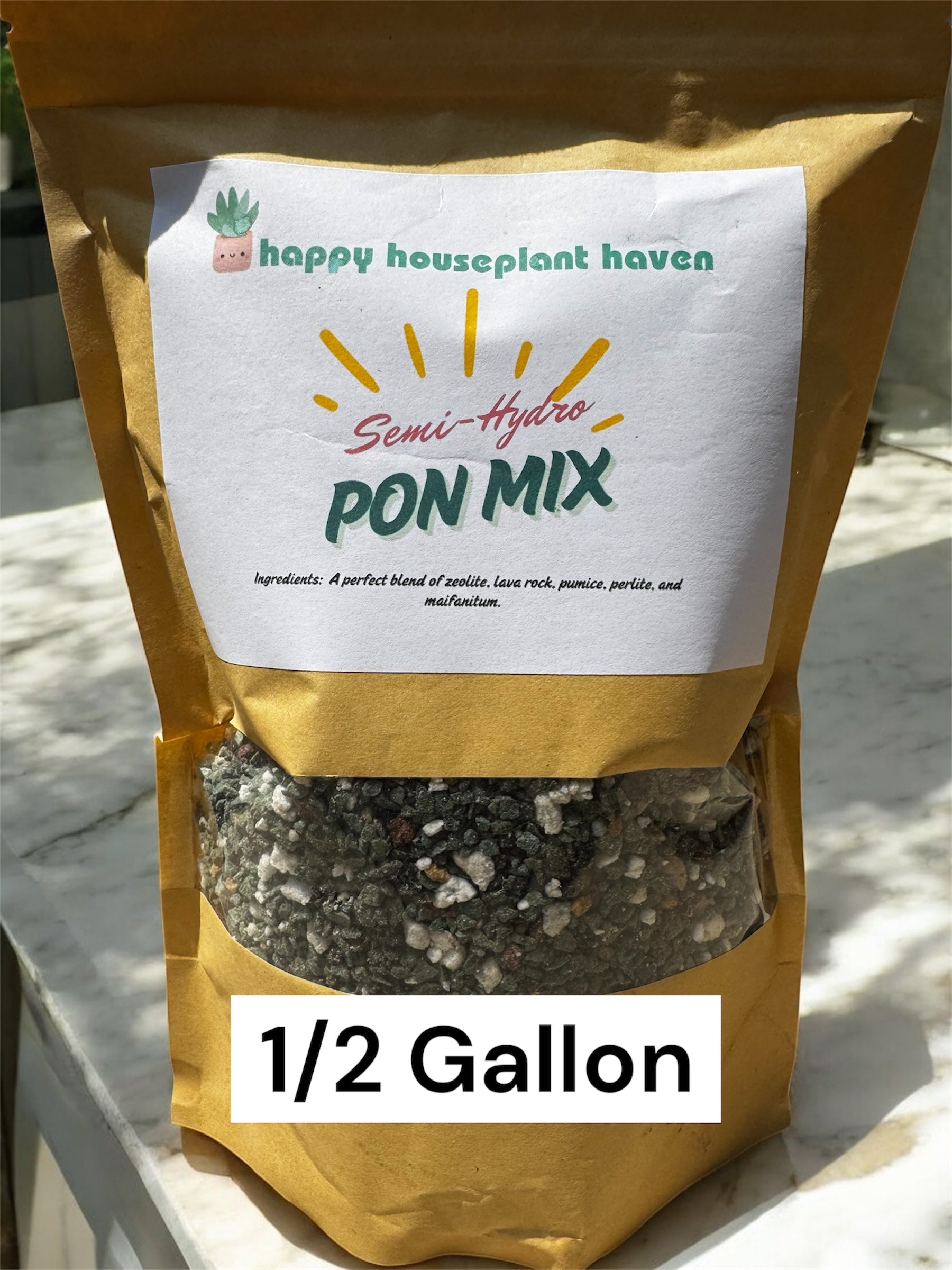 The Semi-Hydro Solution | Chunky PON Soil-Free Mix for Semi-Hydroponics & Self-Watering Pots | Mineral Plant Substrate