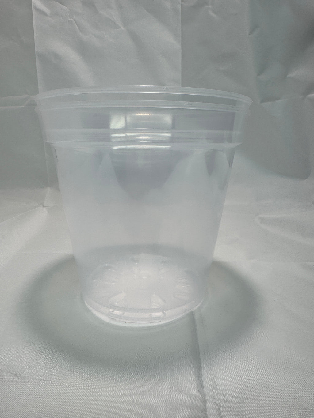 7-Inch Clear Nursery Pots | 2 pack or 4 pack | Large Transparent Plastic Plant Pots with Drainage for Indoor Tropical Houseplants