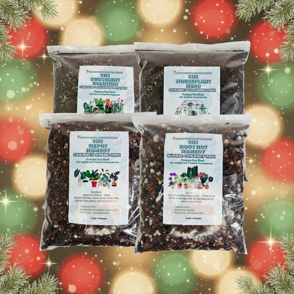 4PK Soil Mix Variety Bundle | 1 or 2 Gallon Gift Set for Houseplant Lovers
