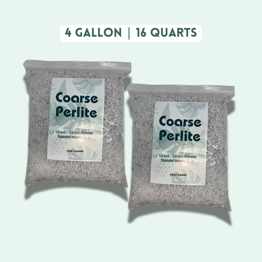 Coarse Perlite – Lightweight Soil Additive for Drainage Aeration and Root Health in Houseplants