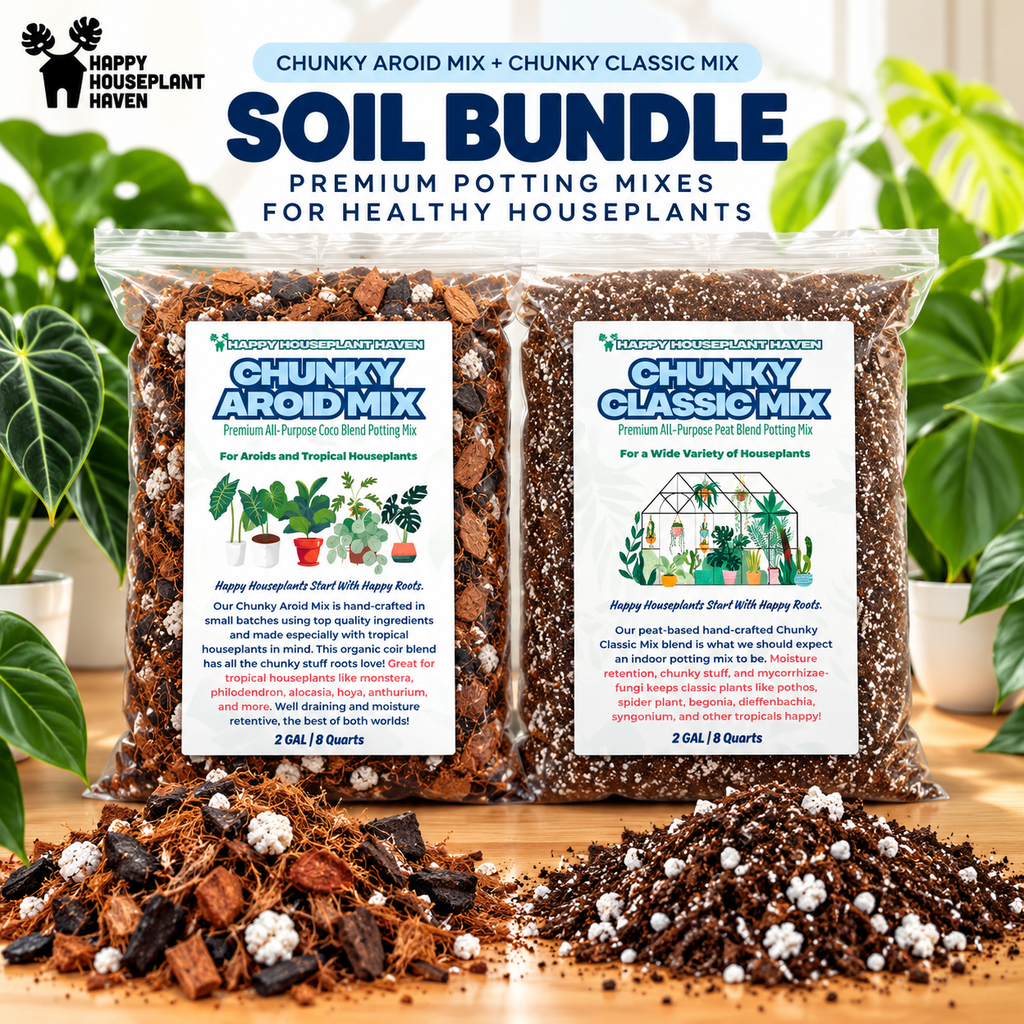 Chunky Aroid + Chunky Classic Soil Mix Duo | Two-Bag Potting Mix Set for Houseplants