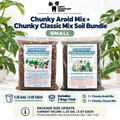 Chunky Aroid + Chunky Classic Soil Mix Duo | Two-Bag Potting Mix Set for Houseplants