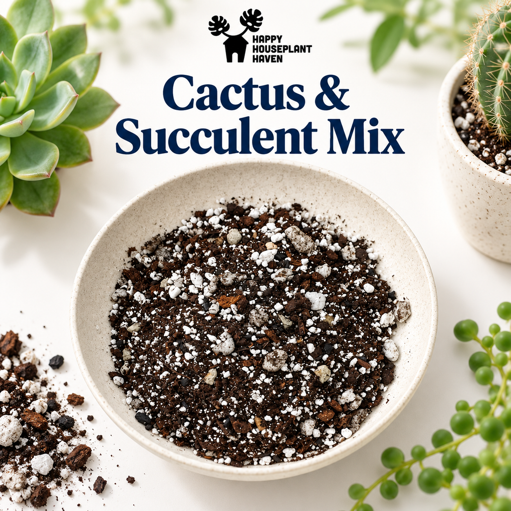 Chunky Cactus & Succulent Mix | Gritty, Fast-Draining Cactus & Succulent Soil