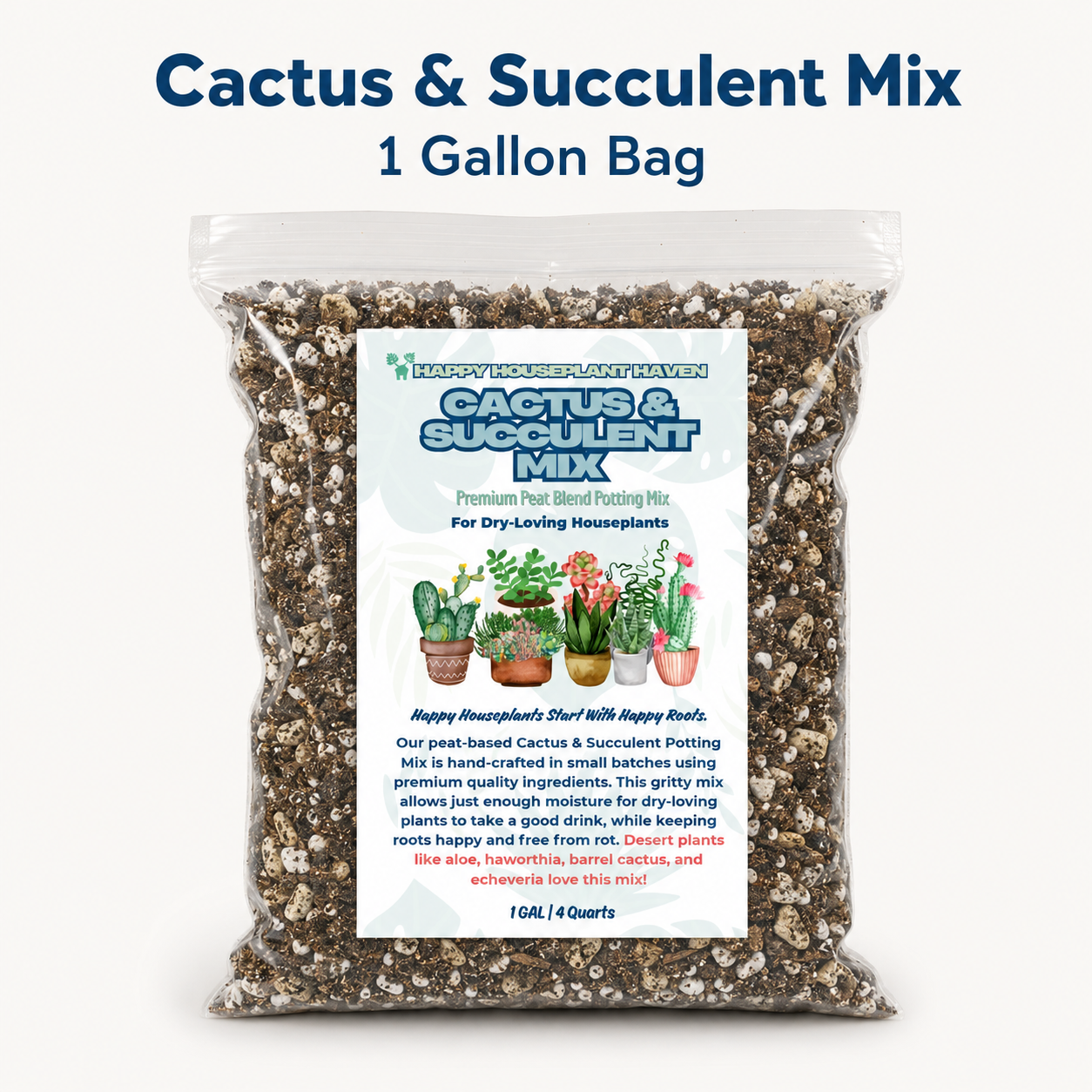 Cactus & Succulent Mix | Fast-Draining Succulent Soil