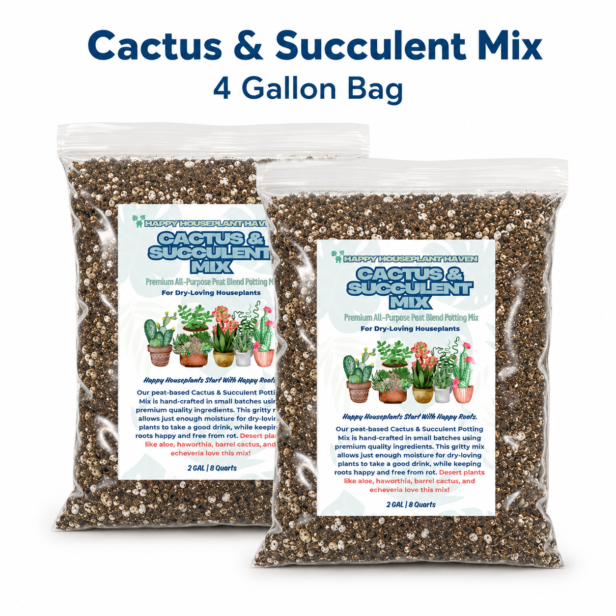 Cactus & Succulent Mix | Fast-Draining Succulent Soil