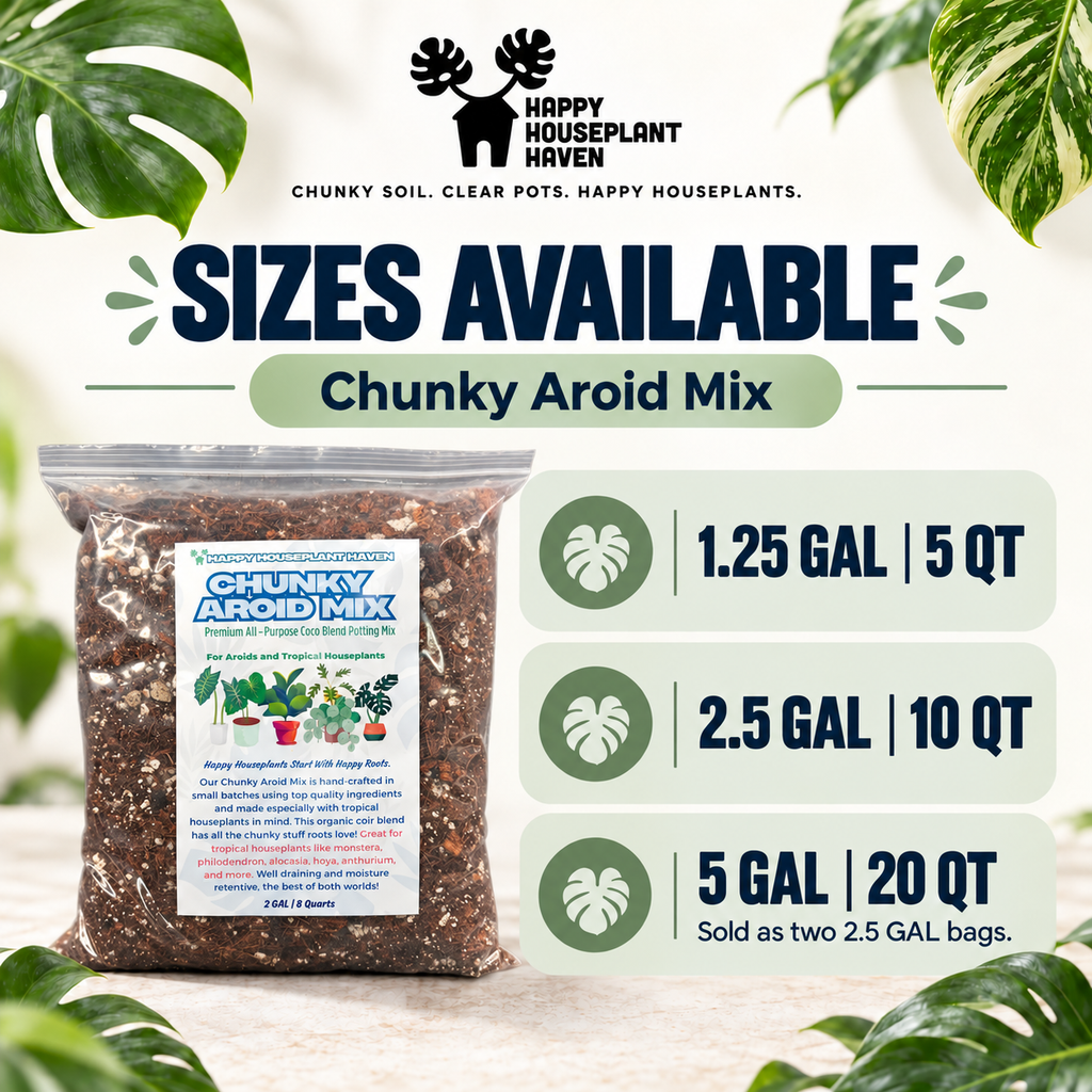 Chunky Aroid Mix | Peat-Free Potting Soil for Hoya, Philodendron & Anthurium