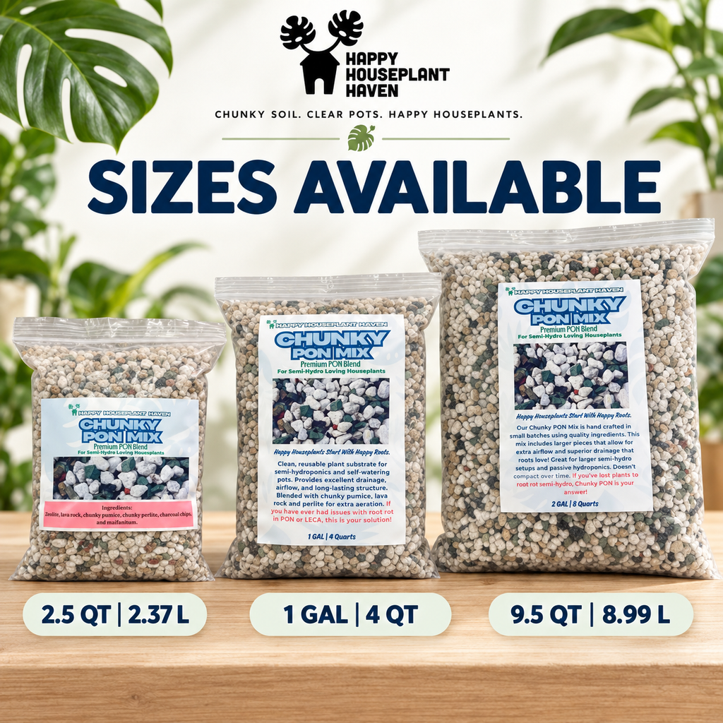 Chunky PON Mix | Soil-Free Semi-Hydro Substrate for Large Plants & Passive Hydro