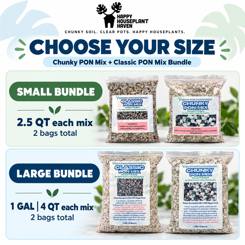 Chunky PON + Classic PON Duo | Soil-Free Semi-Hydro Substrate Set
