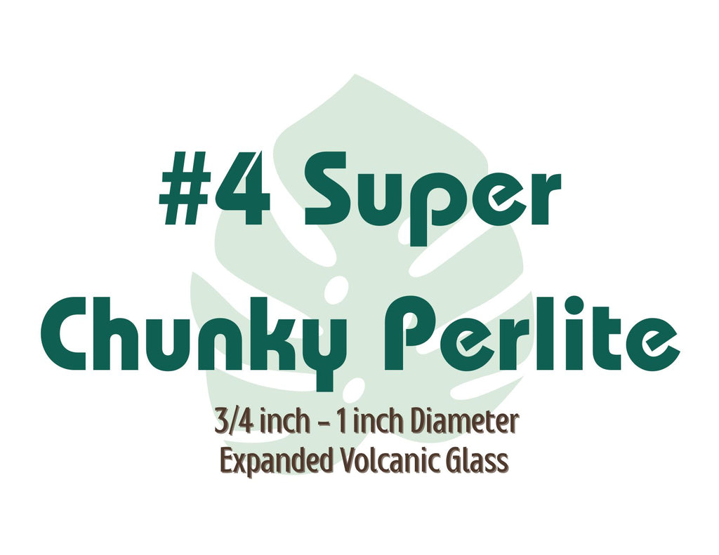 #4 Super Chunky Perlite – XL Grade Perlite for Drainage, Root Aeration & Aroid Soil Mixes