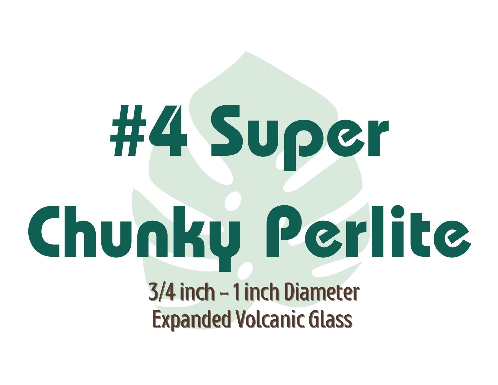 #4 Super Chunky Perlite – XL Grade Perlite for Drainage, Root Aeration & Aroid Soil Mixes