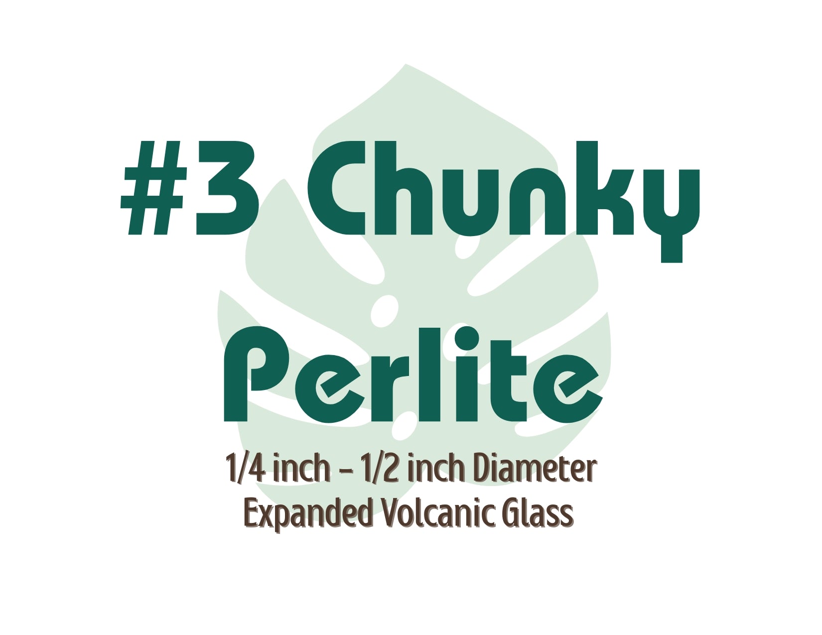 #3 Chunky Perlite – Medium-Large Grade Perlite for Drainage, Aeration & Custom Potting Mixes