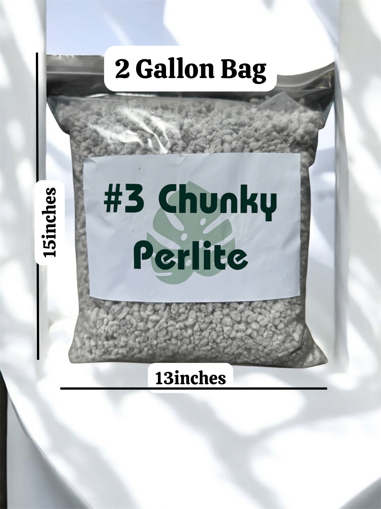 #3 Chunky Perlite – Medium-Large Grade Perlite for Drainage, Aeration & Custom Potting Mixes
