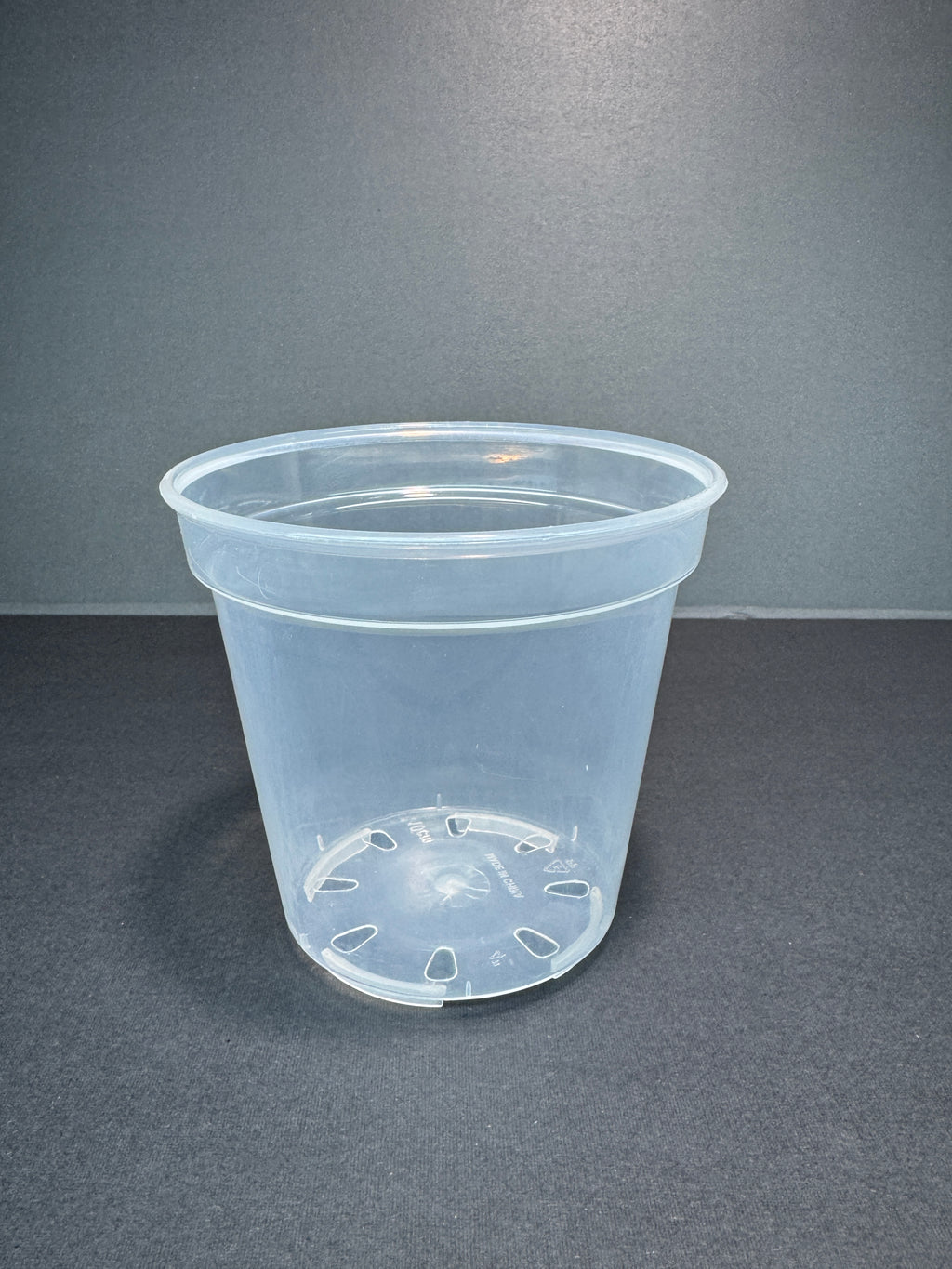 4-Inch Clear Plastic Plant Pot with Drainage Screens | 5 Pack or 12 Pack | Durable Glossy Nursery Pot for Repots Cuttings & Starter Plants