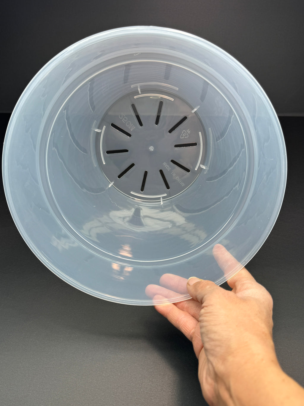 10 inch plastic pots for plants 10-Inch Large Clear Nursery Pot | 2 Pack