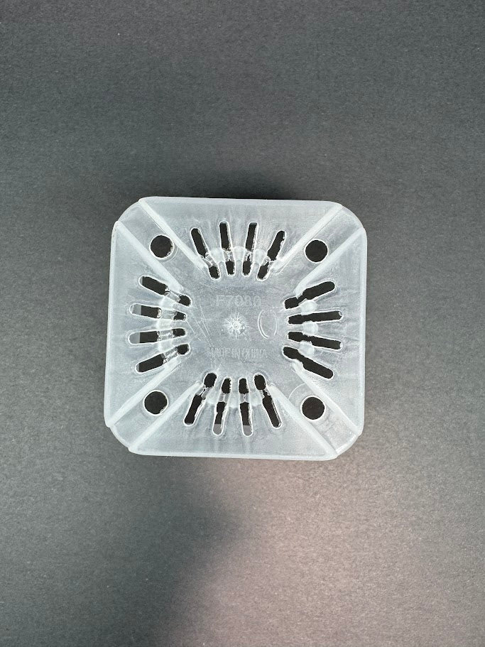 3-Inch Clear Square Nursery Pot | 10 Pack or 25 Pack | Transparent Plant Pot for Cuttings and Starter Plants