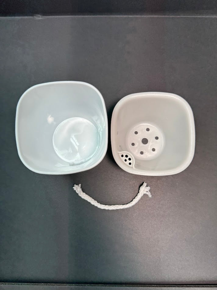 3-Inch White Self-Watering Pots with Water Level Indicator | 4, 8 or 24 Pack