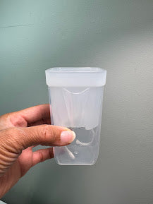 2.5-Inch Mini Clear Self-Watering Pots with Wick | 4 Pack | Propagation & Starter Pots