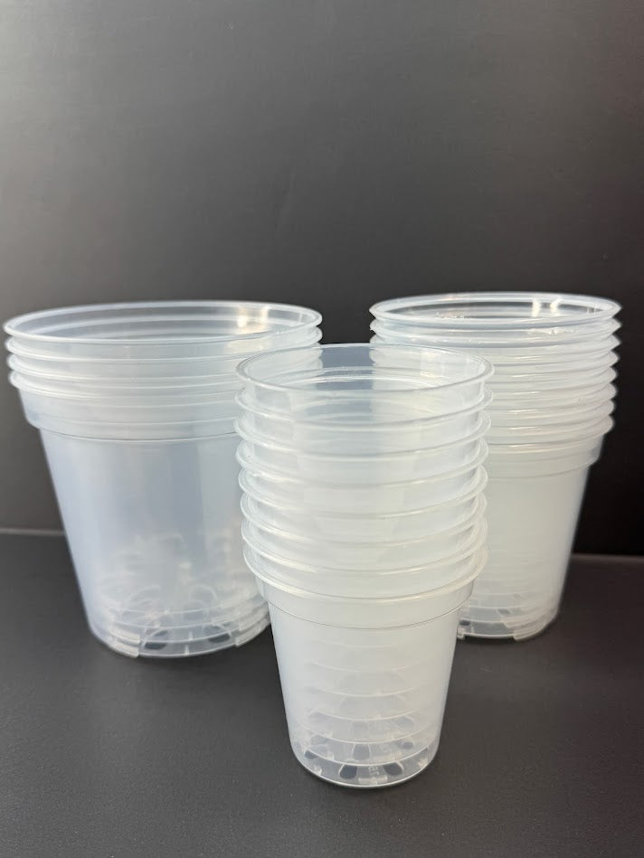 49-Piece Repotting Day Kit | Clear Nursery Pots, Potting Mix, Tools & Propagation Bin