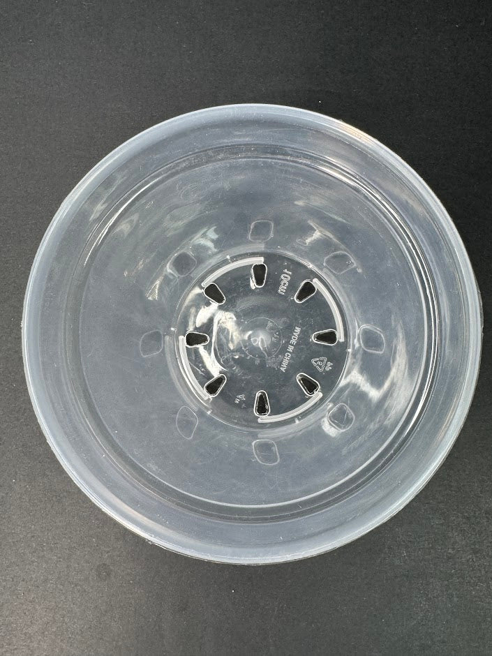 4-Inch Clear Nursery Pots with Drainage Screens | 5 or 15 Pack | Plant Tags Included