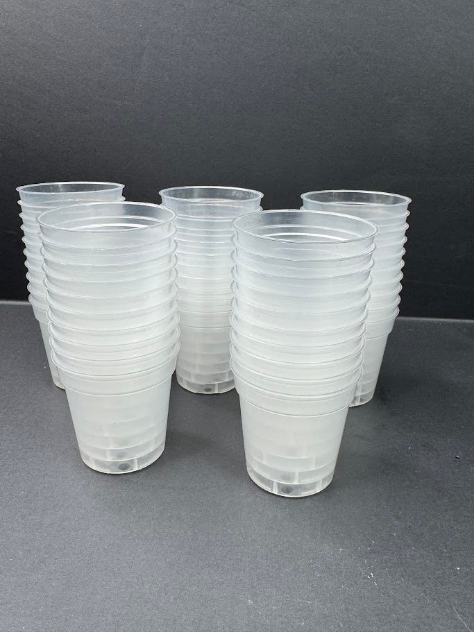 2-Inch Clear Plastic Nursery Pots with Drainage Holes Multi-Pack | Seed Starter Pots for Succulents, Herbs, Seedlings & Cuttings