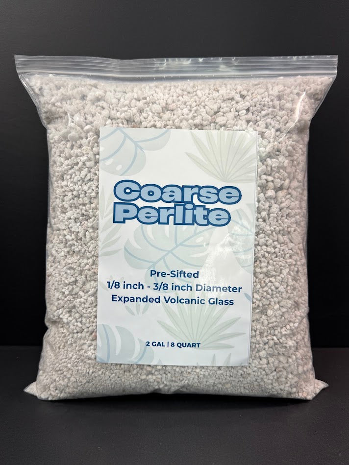 Coarse Perlite | 1/8–3/8 Inch Pre-Sifted Perlite for Potting Soil & Propagation