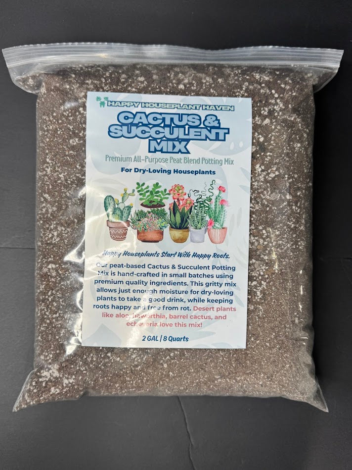 Chunky Cactus & Succulent Mix | Gritty, Fast-Draining Cactus & Succulent Soil