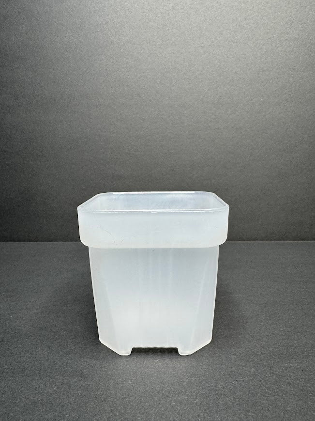 2.5-Inch Mini Clear Self-Watering Pots with Wick | 4 Pack | Propagation & Starter Pots