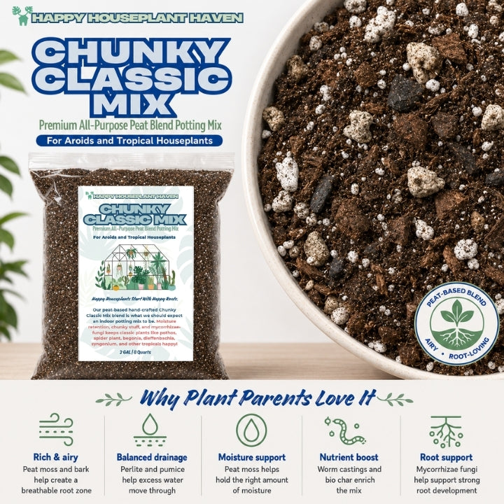 Chunky Classic Potting Mix | Indoor Houseplant Soil