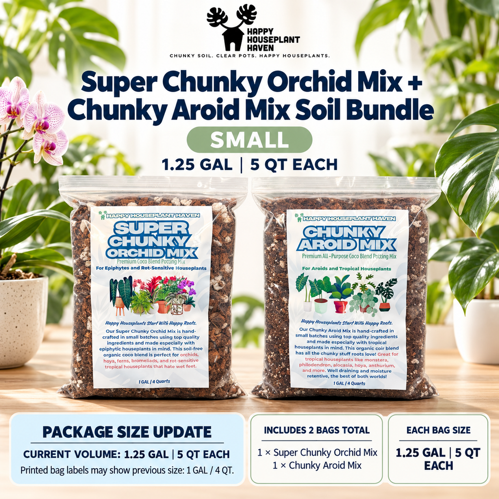 Super Chunky Orchid + Chunky Aroid Duo | Peat-Free Chunky Mix Set for Aroids & Epiphytes