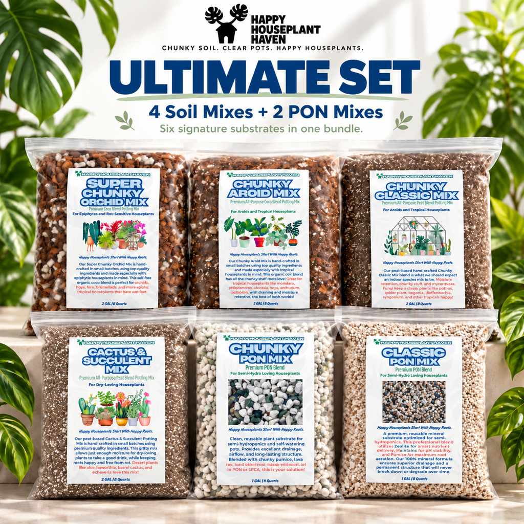 Ultimate Soil & PON 6-Pack | All 4 Potting Mixes + Chunky & Classic PON
