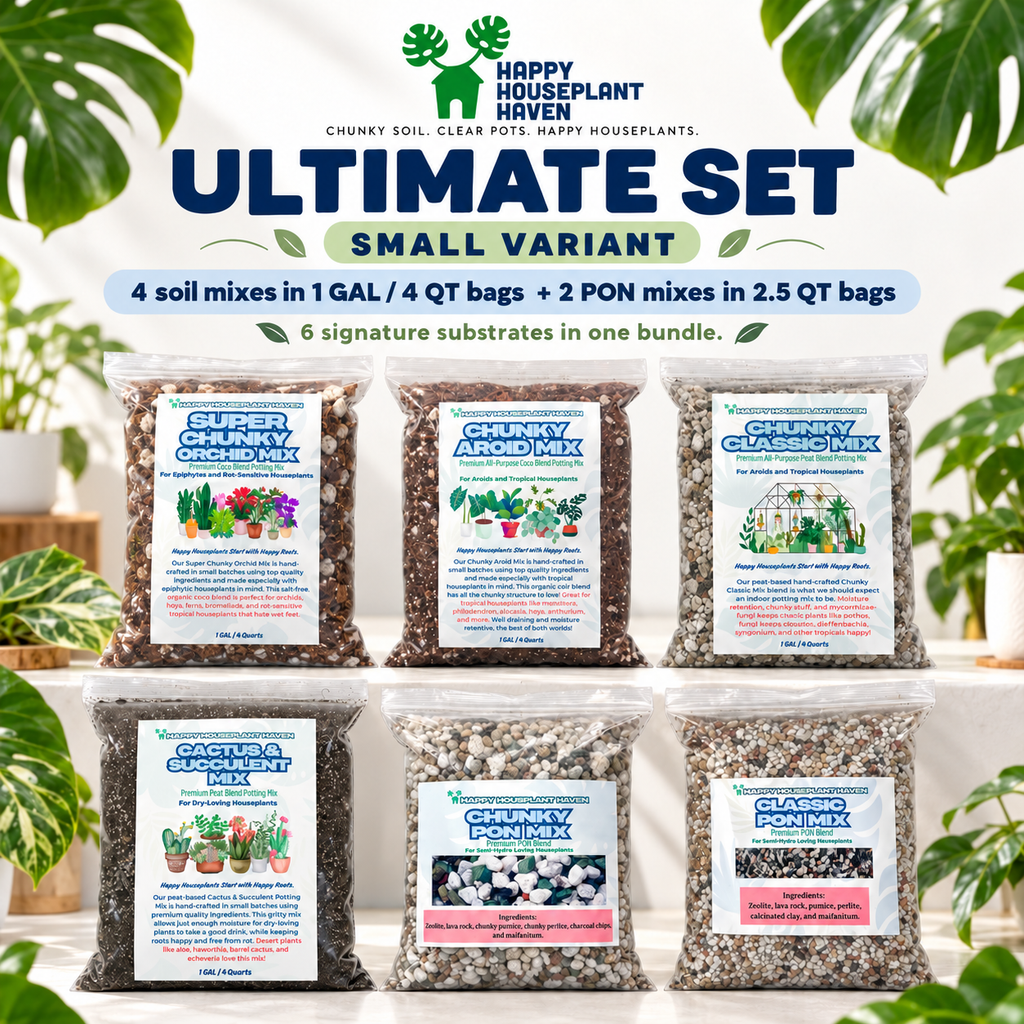 Ultimate Soil & PON 6-Pack | All 4 Potting Mixes + Chunky & Classic PON